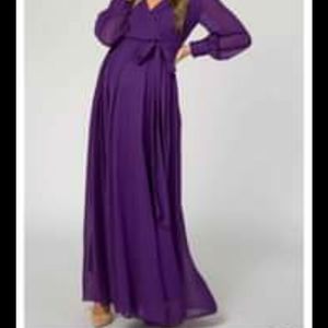 Pinkblush Purple Maternity Dress